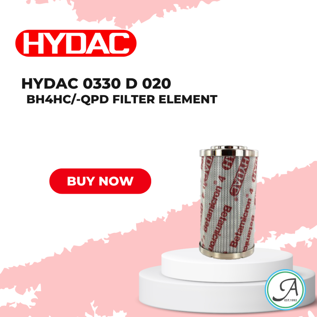 HYDAC 0330 D 020 BH4HC/-QPD FILTER ELEMENT ไส้กรองน้ำมันไฮดรอลิค