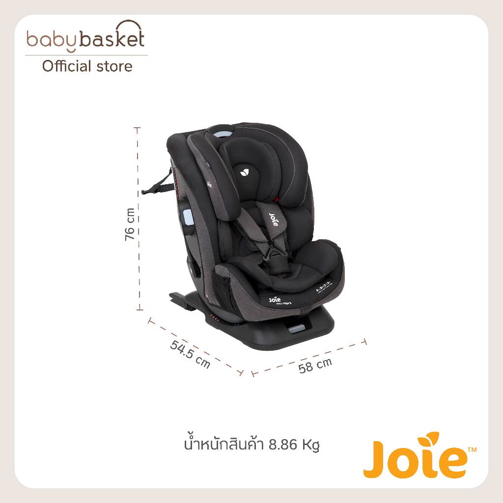 คาร์ซีท Joie Every Stage Fx แรกเกิด -12 ขวบ ติดตั้งได้ทั้ง Belt และ Isofix (หมุนไม่ได้) รูปที่ 3