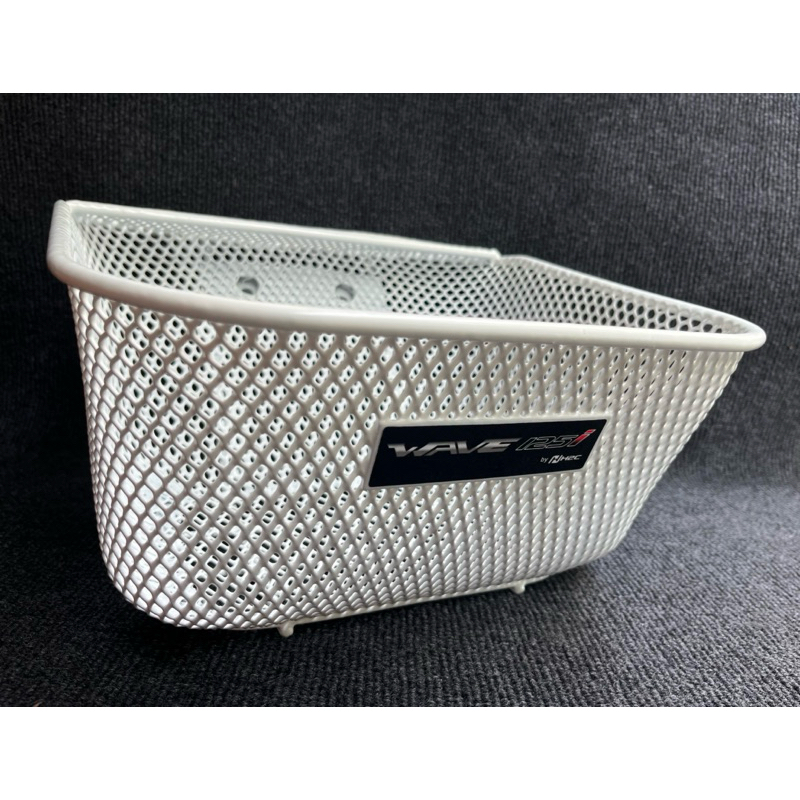 ตะกร้าหน้าสีขาวแท้ไม่ใช่งานทำสี(อ่านรายละเอียดให้เข้าใจก่อนสั่ง)