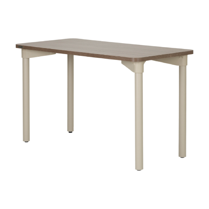 Modernform โต๊ะทำงาน รุ่น MILLY  1 ที่นั่ง ปรับระดับความสูงได้ ขนาด 120Wx60Dx68-76H