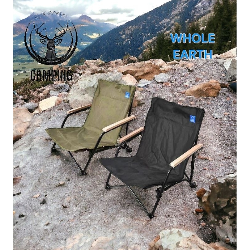 Wholeearth JAPAN เก้าอี้แคมป์ปิ้ง LOW CHAIR นั่งสบาย