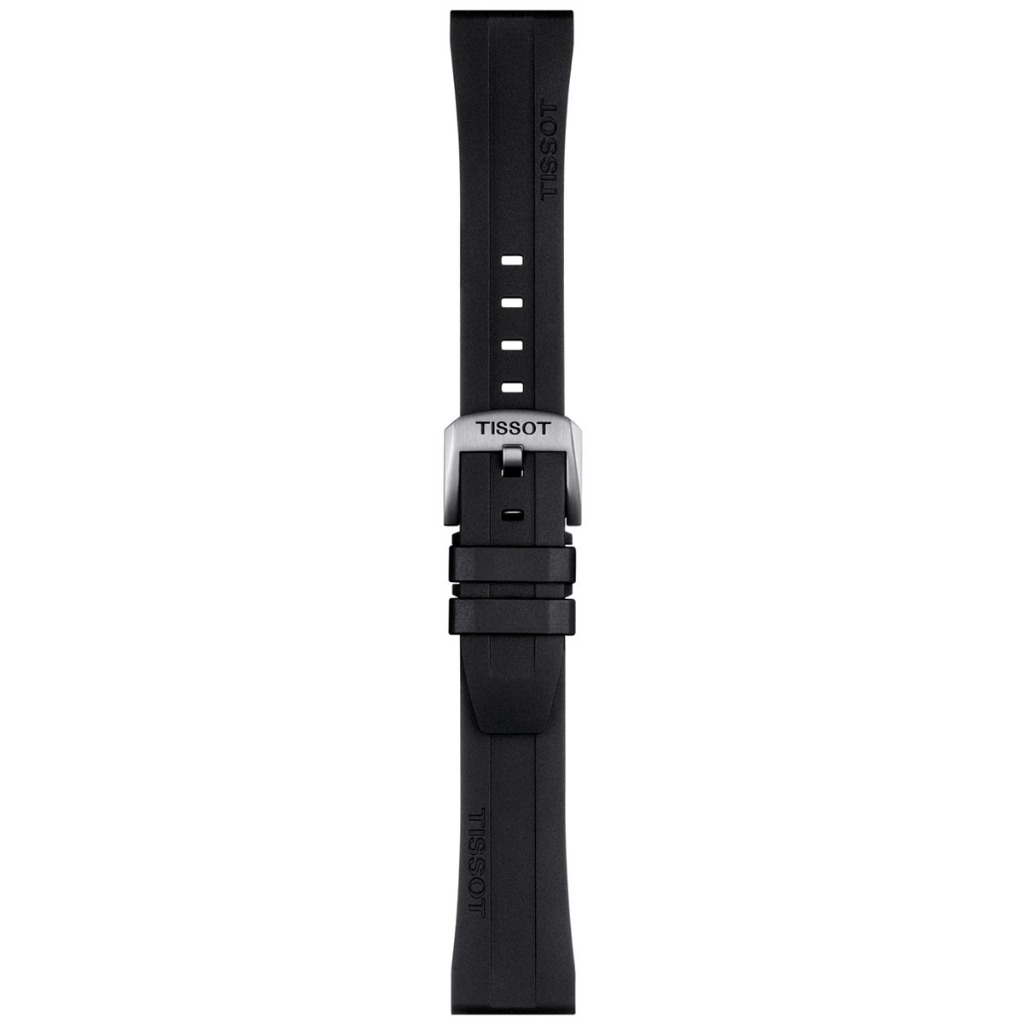 Tissot Official Black Rubber Strap 20 mm ทิสโซต์ สายยาง สีดำ ขนาด 20 มม. T852044545