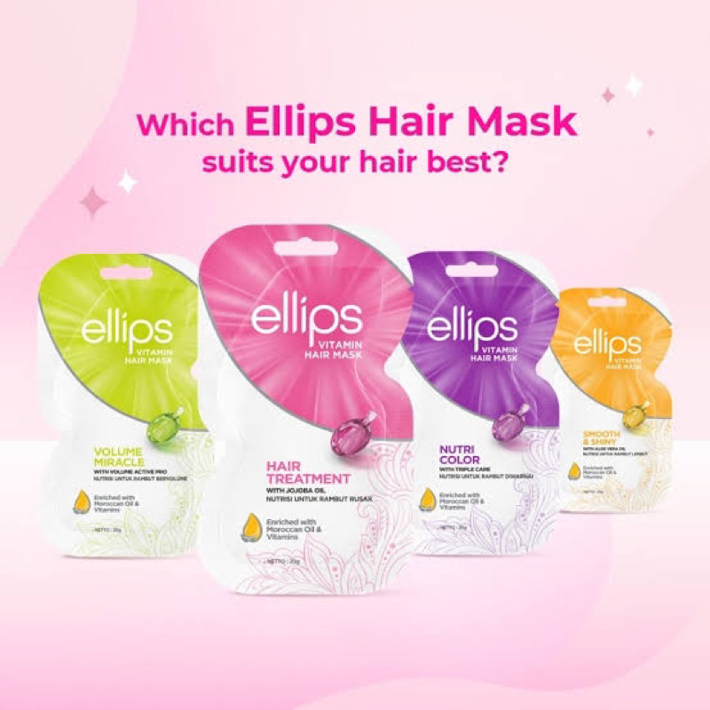 Ellips Vitamin Hair Mask, Netto 20 gram