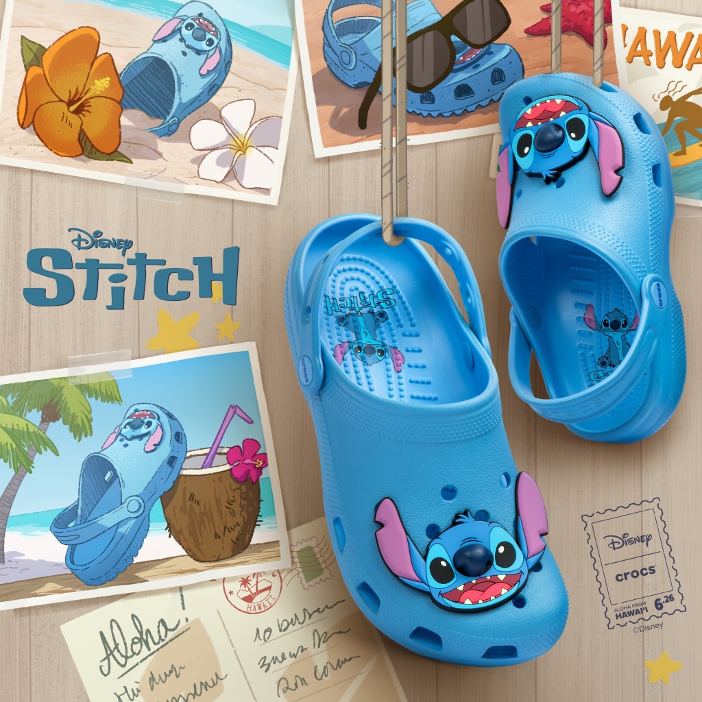 [ลด30% เก็บโค้ด 1860FASHDD] CROCS x Stitch Clog - Blue (Limited Edition)  มีครั้งเดียว รองเท้าคร็อคส์ แท้ ได้ทั้งชายหญิง
