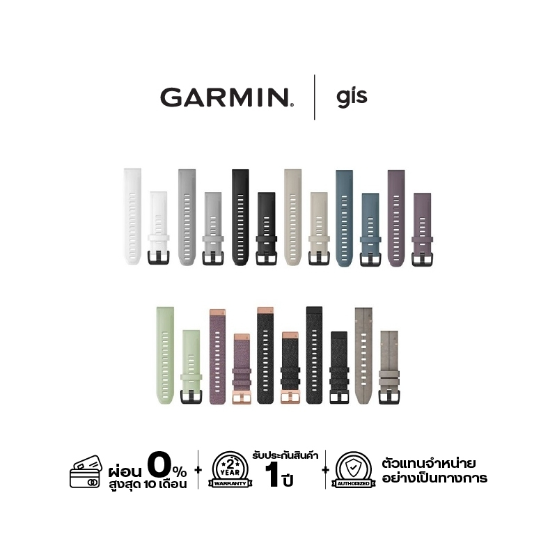 Garmin Acc.,Fenix 6S Quickfit 20 band สายนาฬิกา