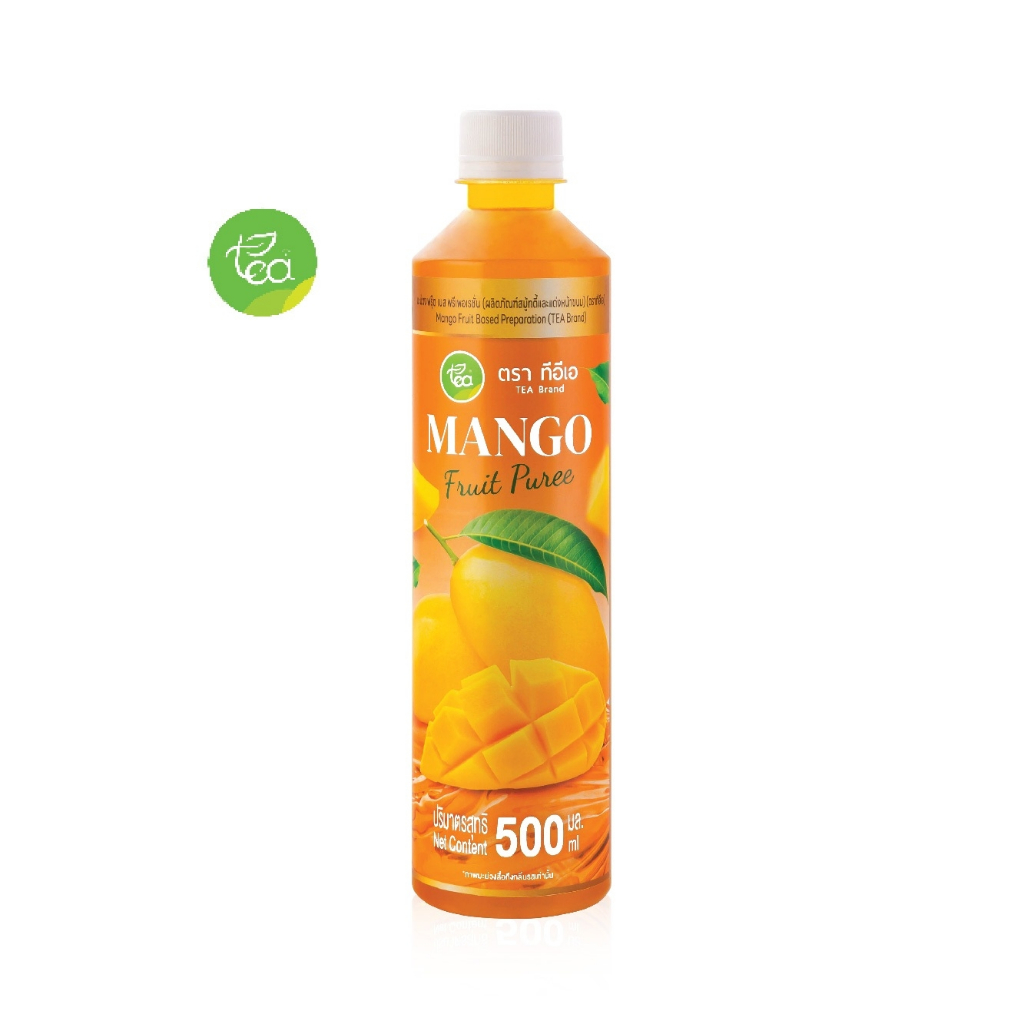ทีอีเอ ไซรัปมะม่วง เพียวเร่ ผสมเนื้อผลไม้เข้มข้น Mango Fruit Based Preparation ขนาด 500 ml