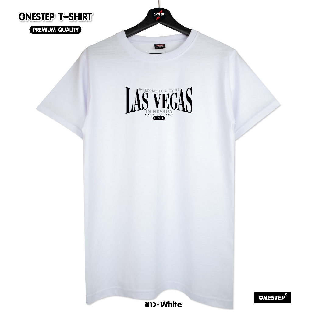 เสื้อยืดลาย LASVEGAS ผ้า cotton 100% อย่างดี (no.210)