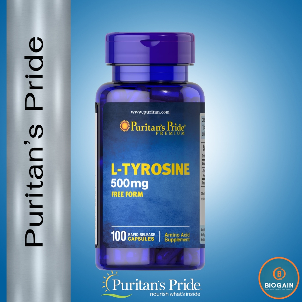 Puritan's Pride L-Tyrosine 500 mg / 100 capsules