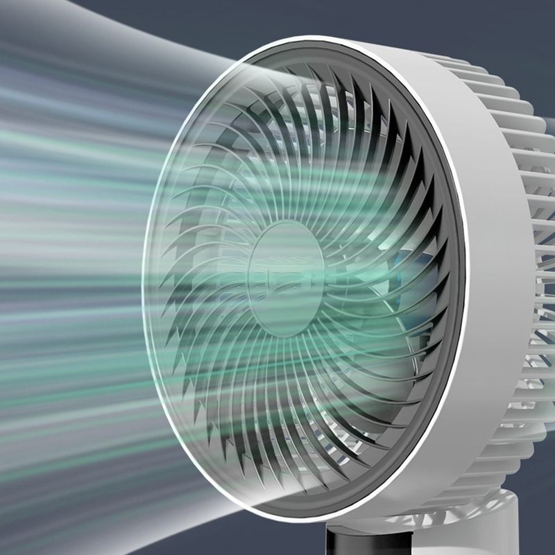 พัดลมตั้งพื้น พัดลมหมุนเวียนอากาศ Stand Fan สามารถปรับความเร็วลม พัดลมตั้งโต๊ะ พัดลมอุตสาหกรรม สวยมาก J341 - รูปที่ 6