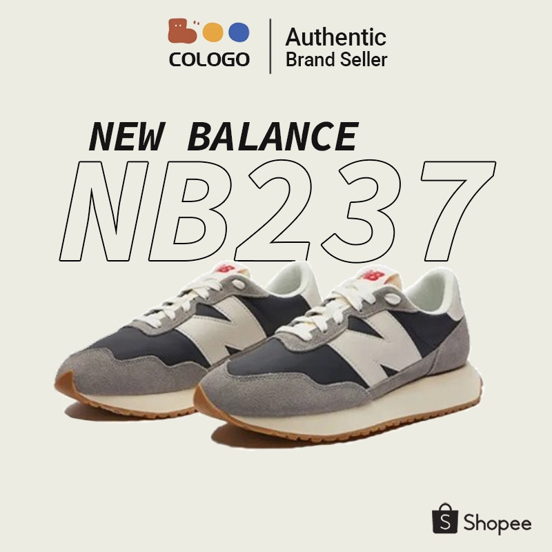 NEW BALANCE 237 NB237 new balance MS237SC รองเท้าผ้าใบ Marblehead Black 💯