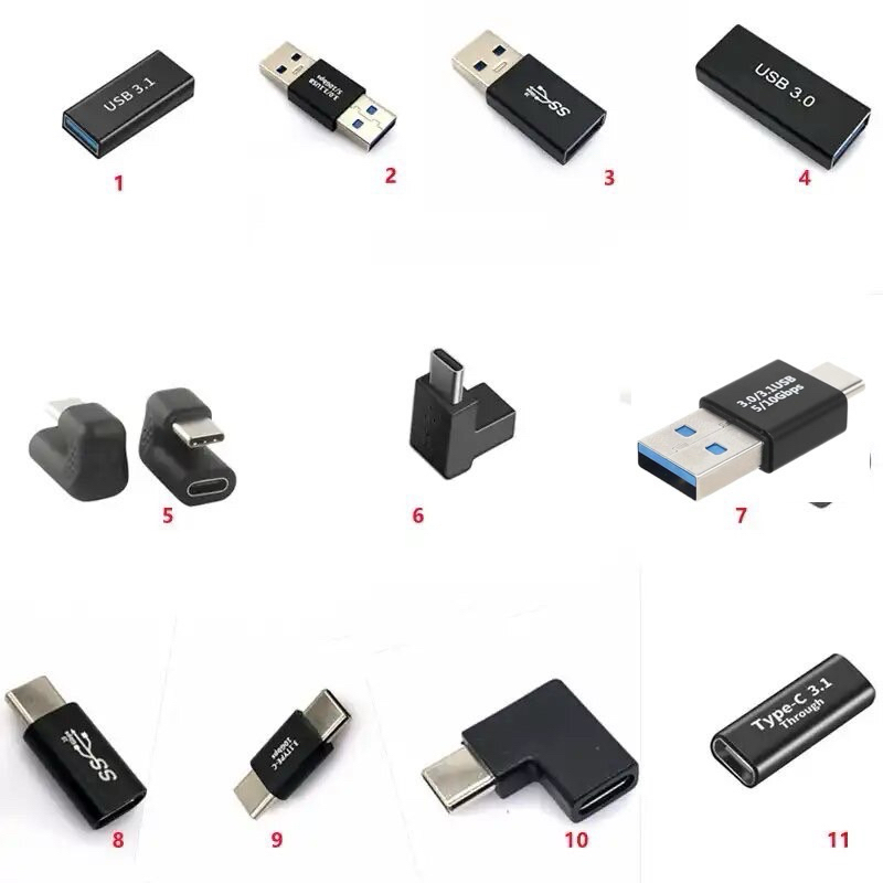U-รูปมุม90องศา USB 3.1ประเภท C ชาย-หญิง-OTG Converter Adapter สำหรับ Huawei xiaomi อะแดปเตอร์แปลง Coupler