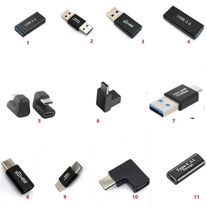 U-รูปมุม90องศา USB 3.1ประเภท C ชาย-หญิง-OTG Converter Adapter สำหรับ Huawei xiaomi อะแดปเตอร์แปลง Coupler