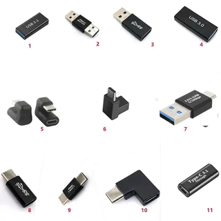 U-รูปมุม90องศา USB 3.1ประเภท C ชาย-หญิง-OTG Converter Adapter สำหรับ Huawei xiaomi อะแดปเตอร์แปลง Coupler