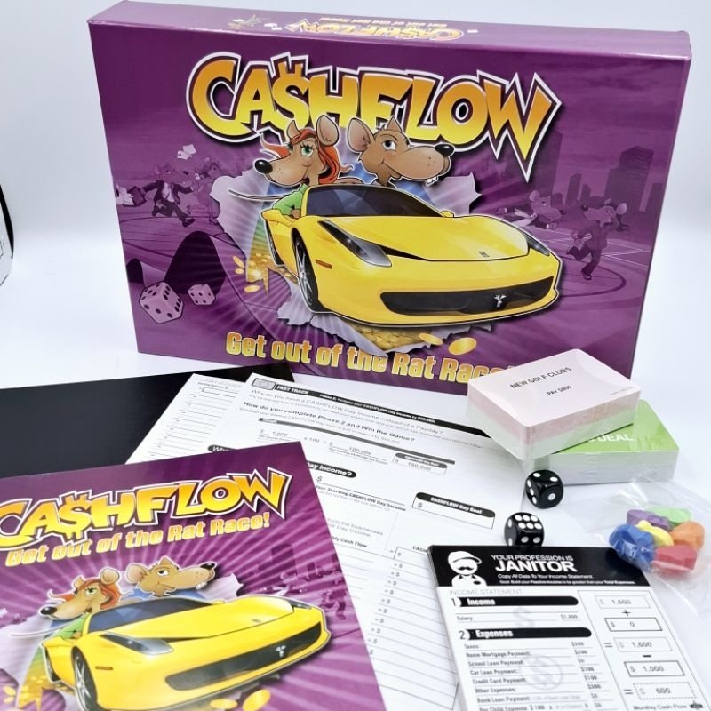 Cashflow Game เกมกระแสเงินสด บอร์ดเกม เกมเสริมทักษะทางด้านการเงิน Board Game