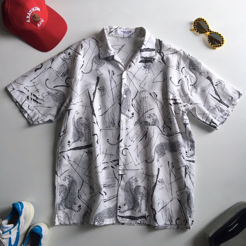 Hawaii shirt “Hanae mori” japan