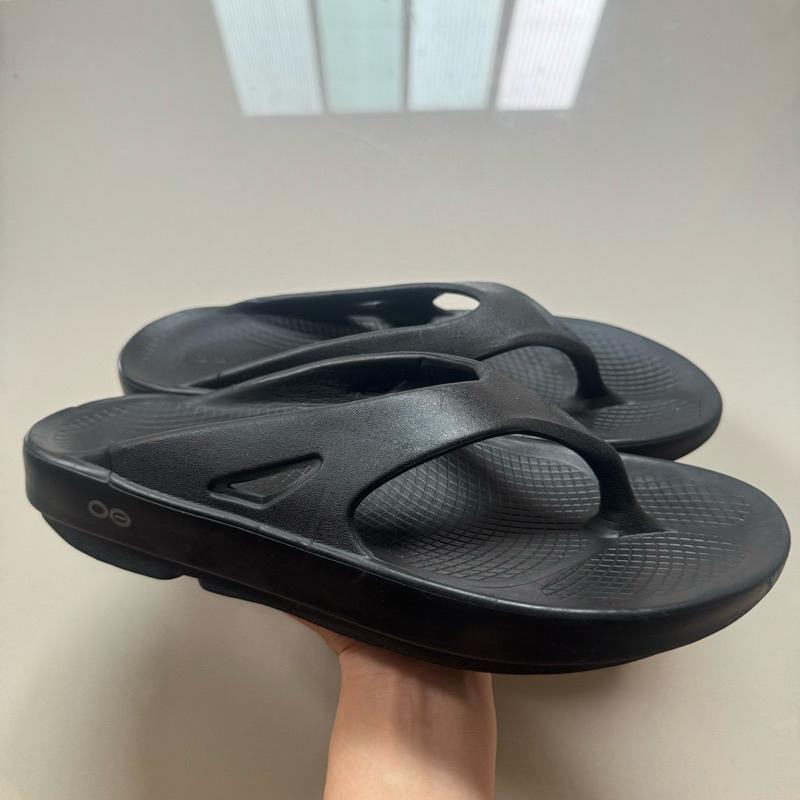 OOFOS OOlala Black - รองเท้าแตะเพื่อสุขภาพมือสองของแท้ sz.41