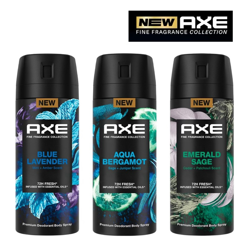 (ใหม่) แอ๊กซ์ สเปรย์น้ำหอมระงับกลิ่นกาย 135 มล.AXE  Body Spray 135 ml.