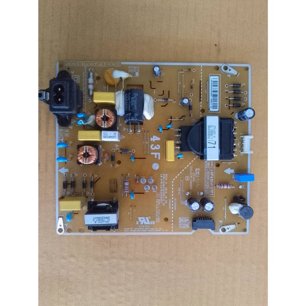 LG 43LM5700PTC แผงจ่ายไฟ Power Supply สำหรับทีวี LED ขนาด 43 นิ้ว