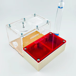 รังเลี้ยงมด 3D แนวนอน ขนาด M พร้อมหลอดทำความชื้น - Donatic Ants
