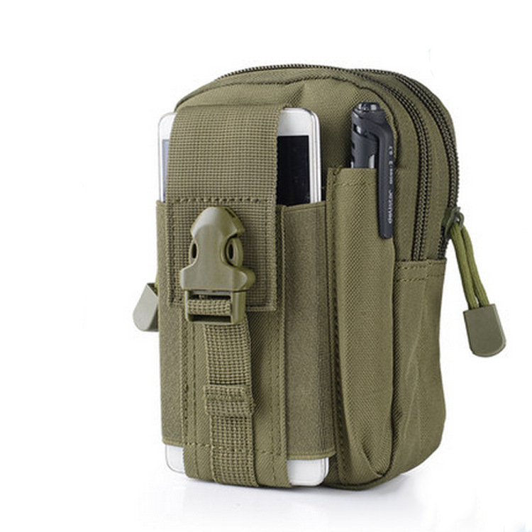Tactical Belt Waist bag ผู้ชายกระเป๋านุ่มยุทธวิธีเข็มขัดเอวถุงเล็กทหารเอวกระเป๋าวิ่งกระเป๋าตั้งแคมป์เดินทางนุ่มกลับ