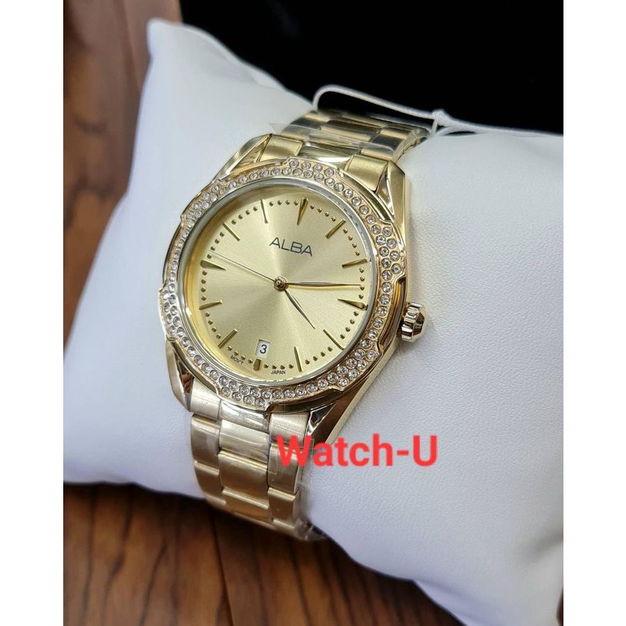 นาฬิกาข้อมือผู้หญิง สีทอง รุ่น AG8N28X AG8N28X1 AG8N28