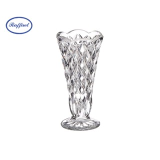 แจกันดอกไม้เล็กลายตาราง สูง 12 cm