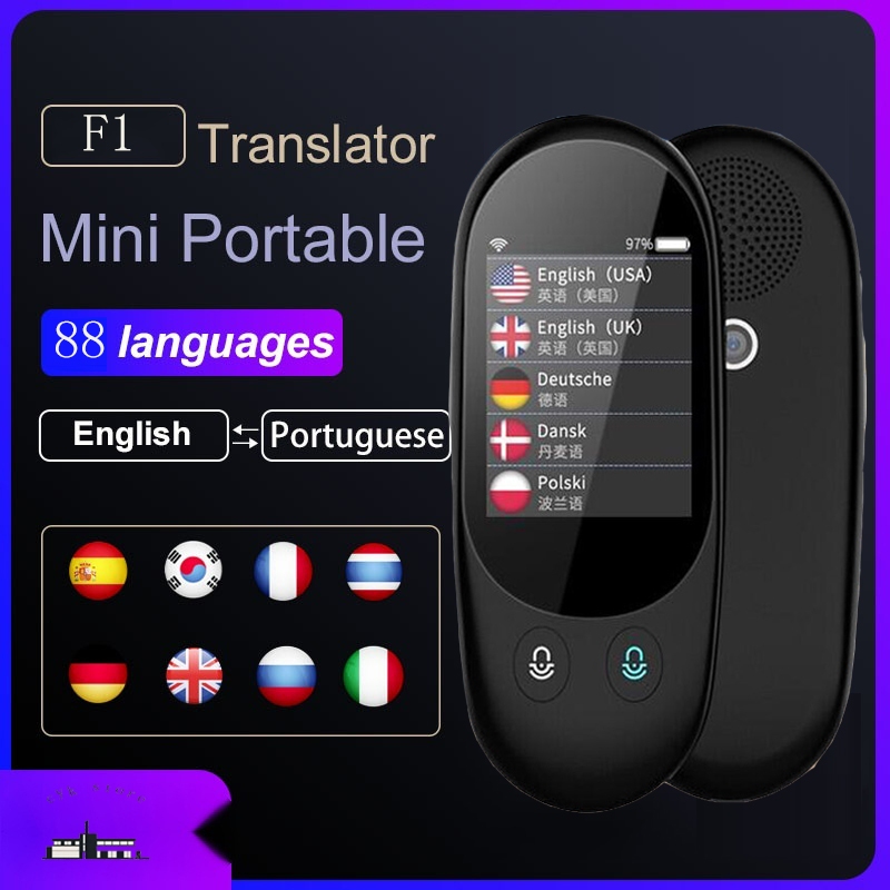 ⚡ส่งไวจากไทย⚡F1 Pro เครื่องแปลภาษา แบบออฟไลน์ Offline Voice Translator รองรับมากกว่า 100 ภาษา รองรับการแปลภาพถ่าย