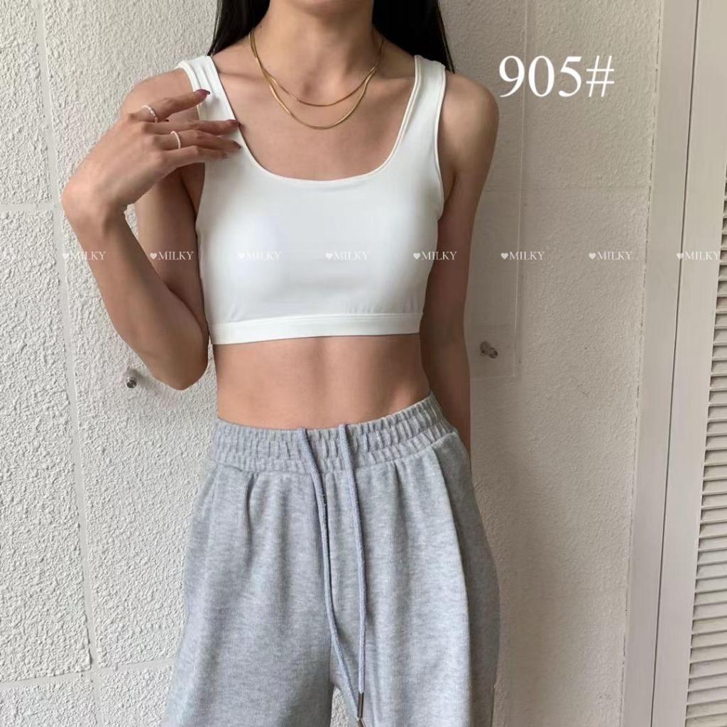 B2 บรา พร้อมเสริมฟองน้ำ ใส่ตัวเดียวสวยจบ