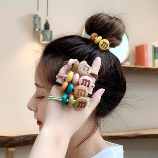 หนังยางรัดผม น่ารัก ลูกอมM&M รหัสY02