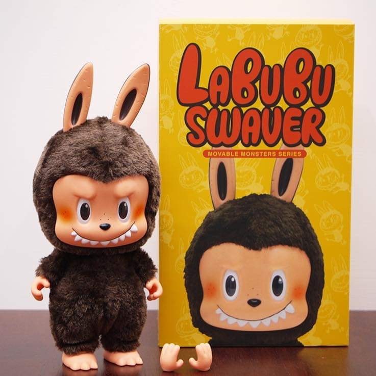 (พร้อมส่ง) HOW2WORK x Kasing Lung - Labubu Swaver Moveable Monsters - Brown