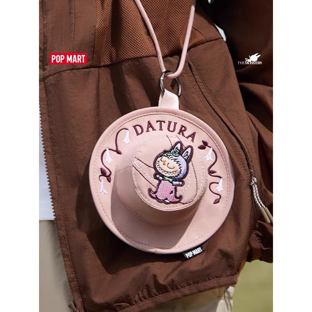 (🧸แฟชั่นลด30%) [สุ่ม] กล่องสุ่ม กระเป๋า รูปหมวก POP MART LABUBU THE MONSTERS FALL IN WILD Bucket hat Mini Bag  Blind box