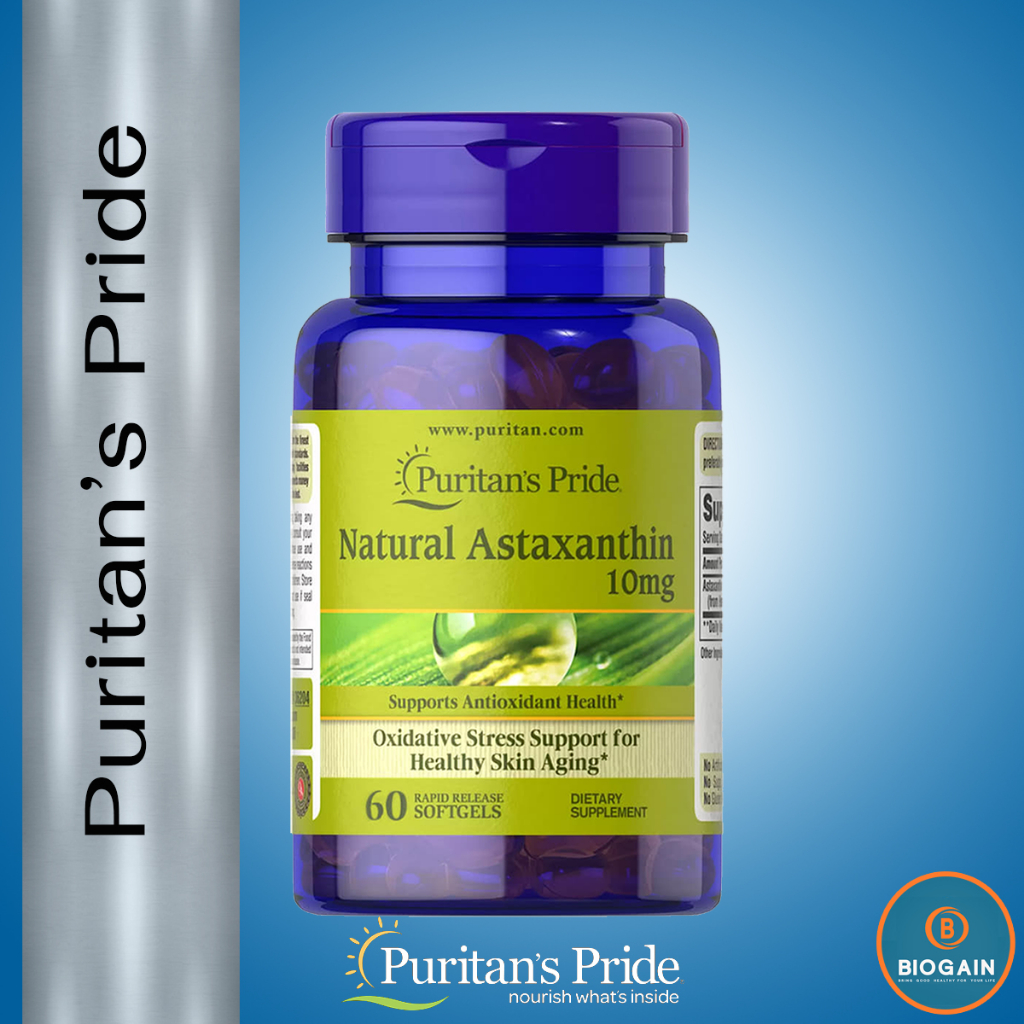 Puritan's Pride Astaxanthin 10 mg / 60 Softgels