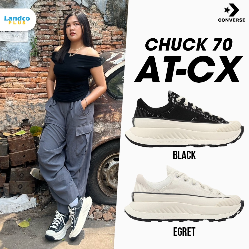 Converse Collection รองเท้าผ้าใบ รองเท้าเสริมส้น รองเท้าแฟชั่น Chuck 70 AT-CX OX A06556CUS4WTXX / A06557CUS4BKXX (3600)
