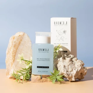 U-DELI Nail Remover Set เซ็ตน้ำยาล้างเล็บ พร้อมสำลีและคลิปหนีบห่อล้างเล็บ ล้างไวขึ้น