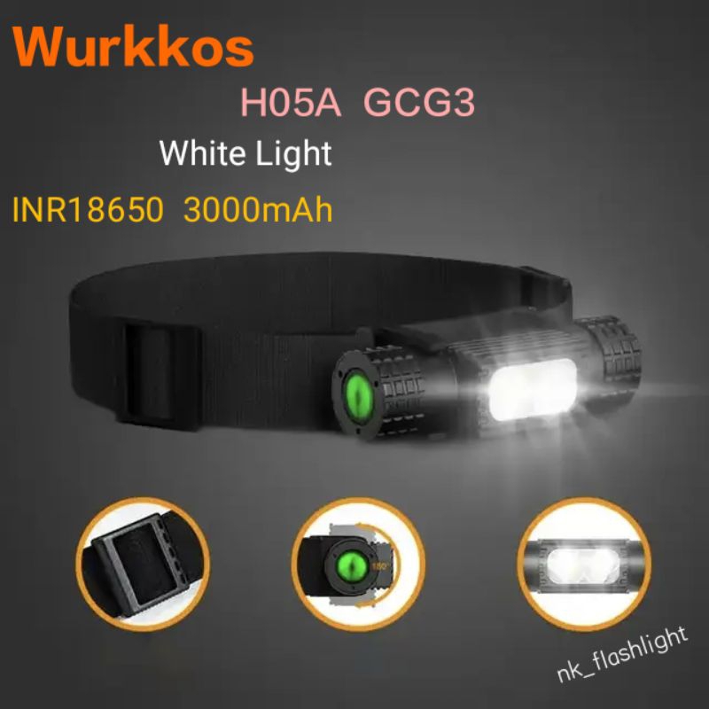 H05A 5ตาจอมพลังสว่างสูงสุด1700lm. INR18650 USB C แสงกว้าง เหมาะกับการใช้งานระยะใกล้
