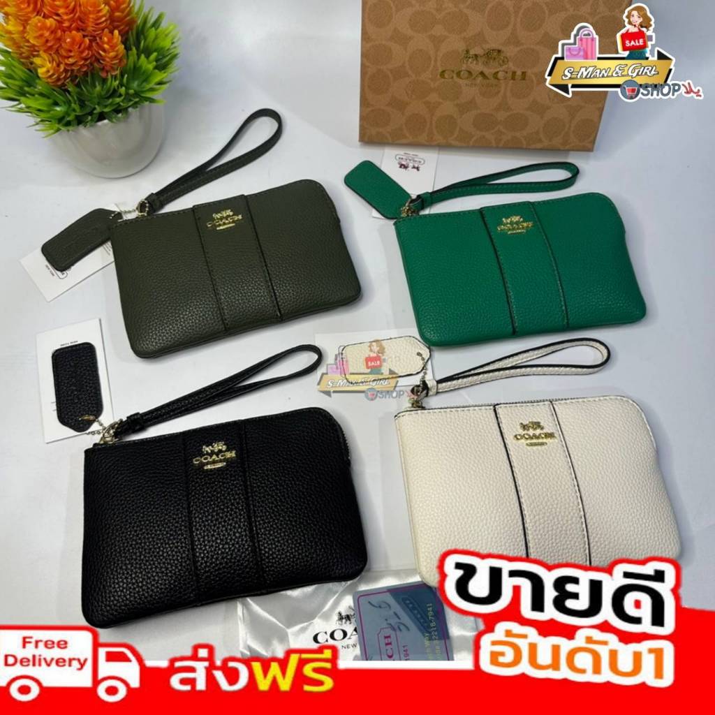 💁🏻‍♀️ กระเป๋าข้อมือสำหรับผู้หญิงมี 1 ช่องเเป็นสีล้วนมีพร้อมส่ง✅🚚