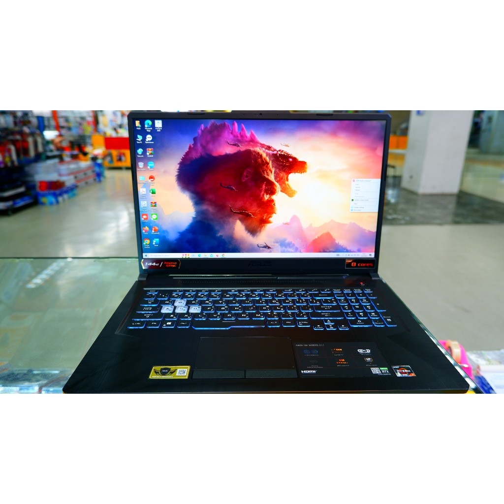NOTEBOOK (โน้ตบุ๊ค) ASUS TUF GAMING A17 FA706IC-HX001T (ECLIPSE GREY)