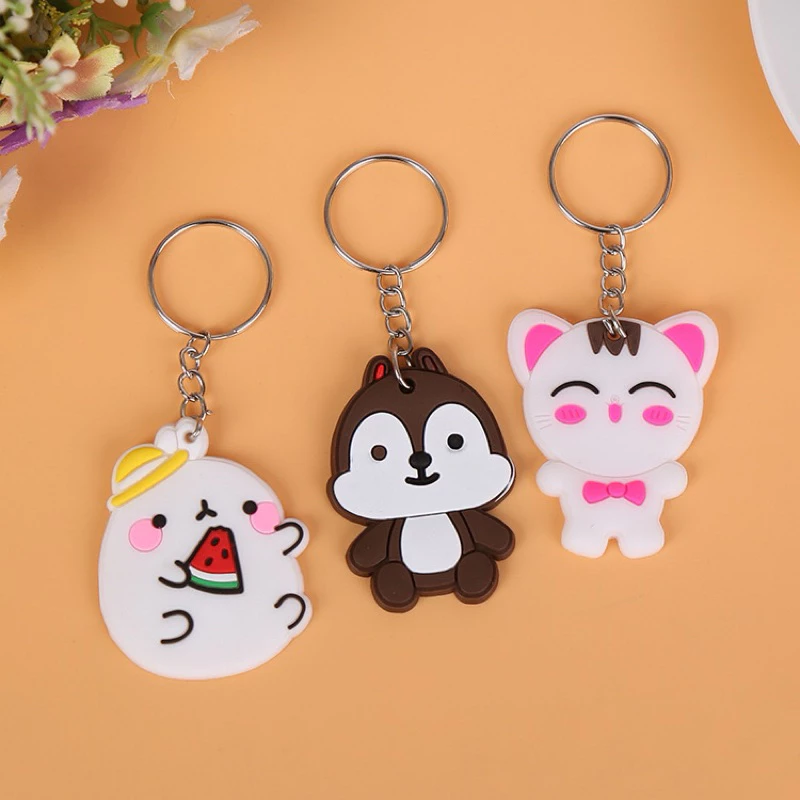 พวงกุญแจ PVC ลายการ์ตูนและสัตว์ thumbnail 8