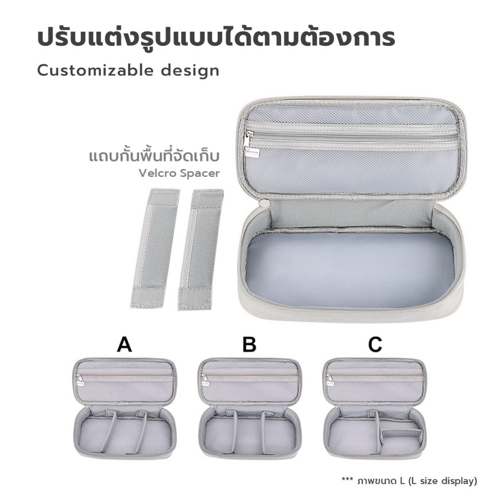 (พร้อมส่ง) กระเป๋าจัดระเบียบเดินทาง อุปกรณ์ดิจิทัล ซองอุปกรณ์มือถือ กระเป๋าPower Bank เคสแบตสำรอง