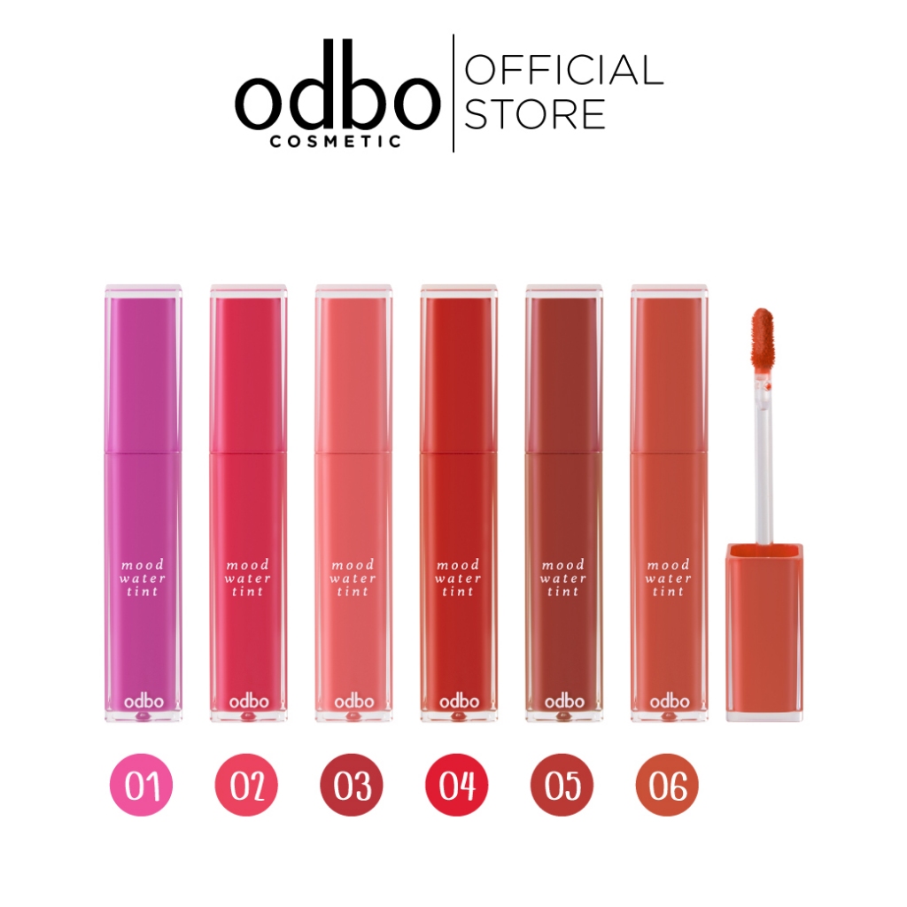 ODBO MOOD WATER TINT OD5007 #ทิ้นท์มู้ดodbo ทิ้นท์น้ำ บางเบา สีฉ่ำชัด