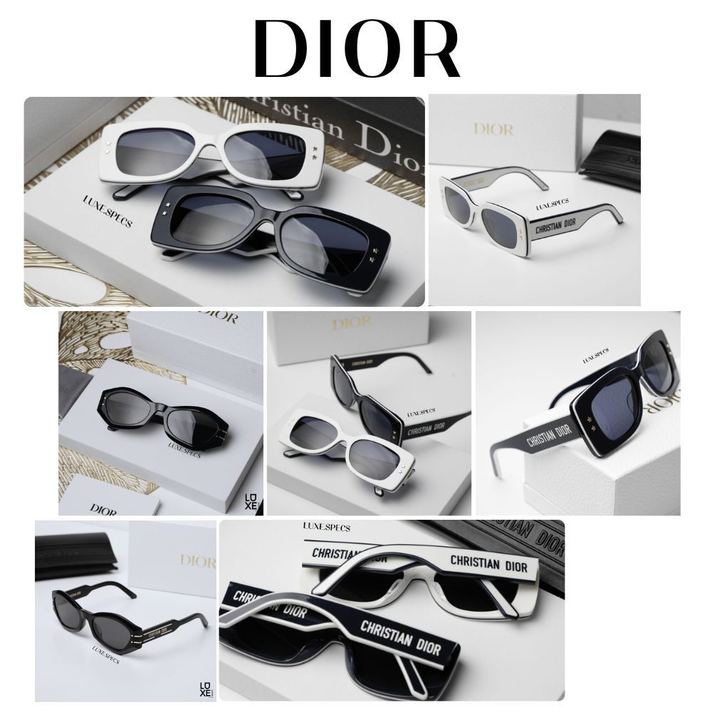 แว่นกันแดด Dior ของแท้ 100% มีประกัน อุปกรณ์ครบ