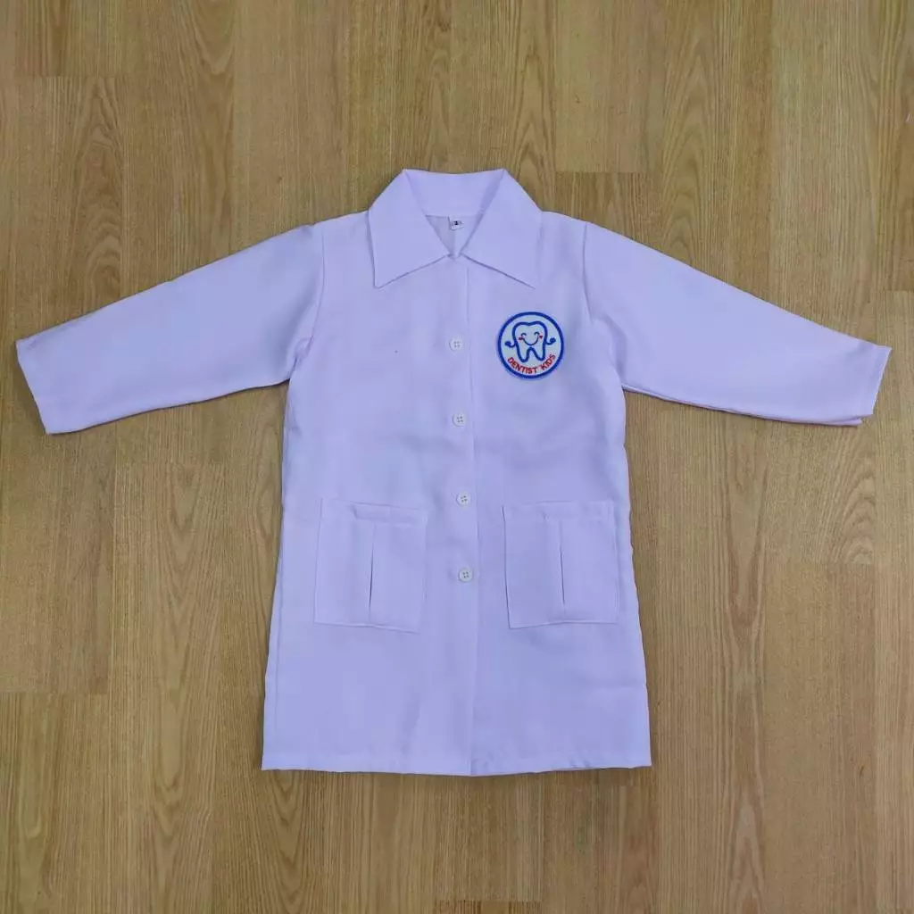 ชุดอาชีพเด็ก เสื้อกาวน์หมอฟันเด็กแขนยาว thumbnail 3