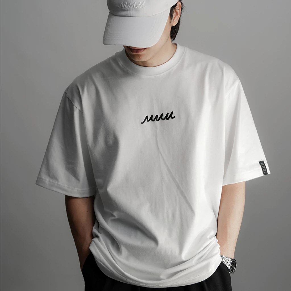 MUU T-SHIRT WHITE NUMERAL COLLECTION II เสื้อยืดทรง OVERSIZED เสื้อโอเวอร์ไซส์ ผู้ชาย ผู้หญิง