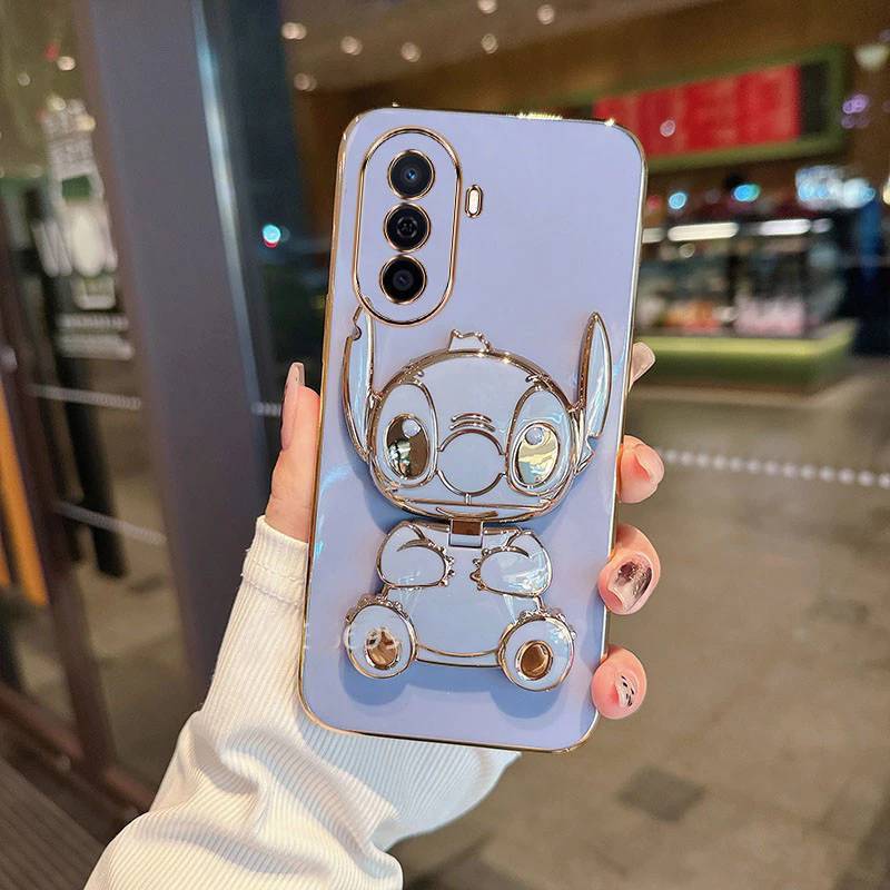 เคส สำหรับ Samsung A51 A71 A22 A50 A30s A50 c55 m55 สินค้าพร้อมจัดส่ง สติชกระจก ตั้งได้