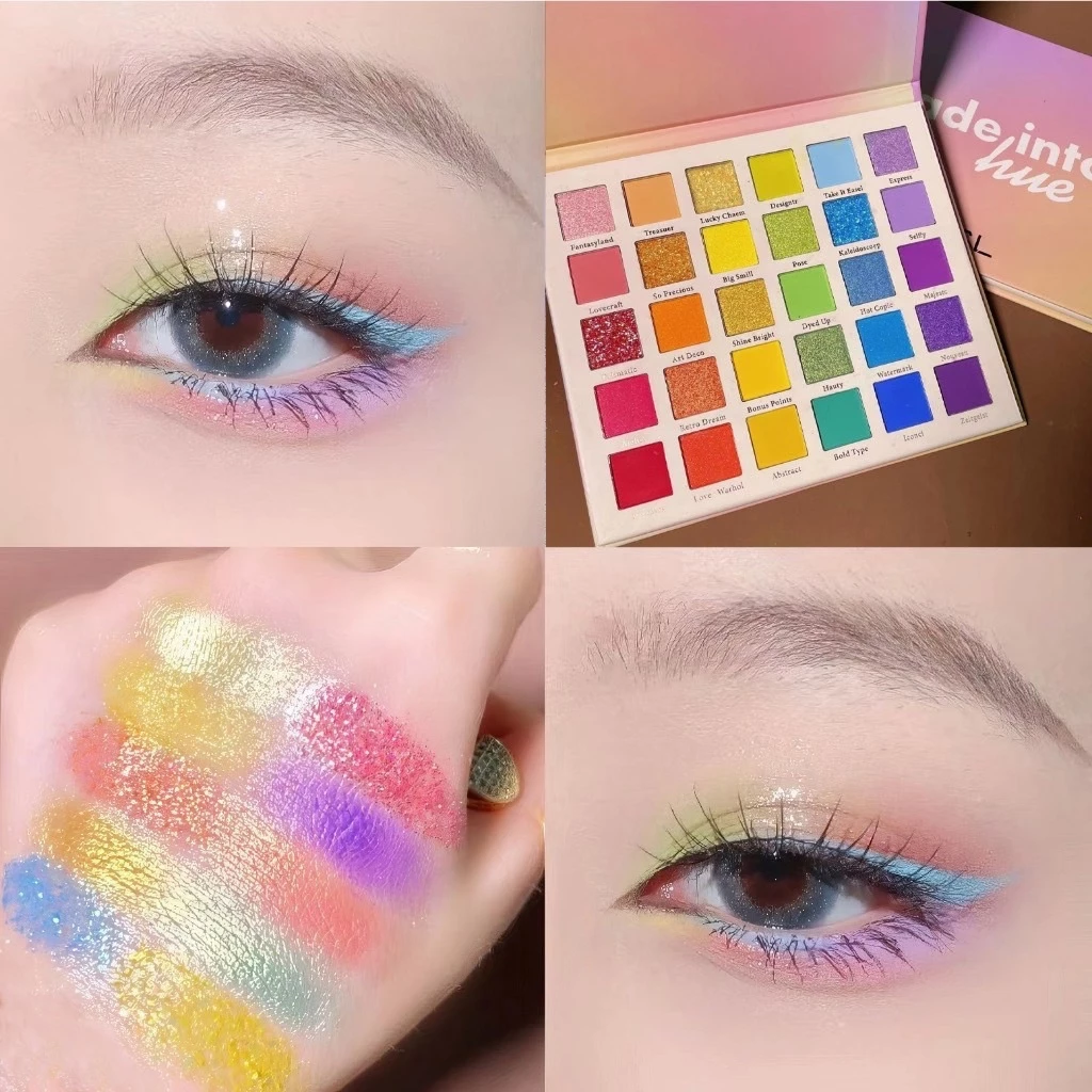 M432 MGL พาเลทอายแชโดว์ สีสันสดใส 30สี มีกลิตเตอร์ ชิมเมอร์ สีชัด ติดทนนาน