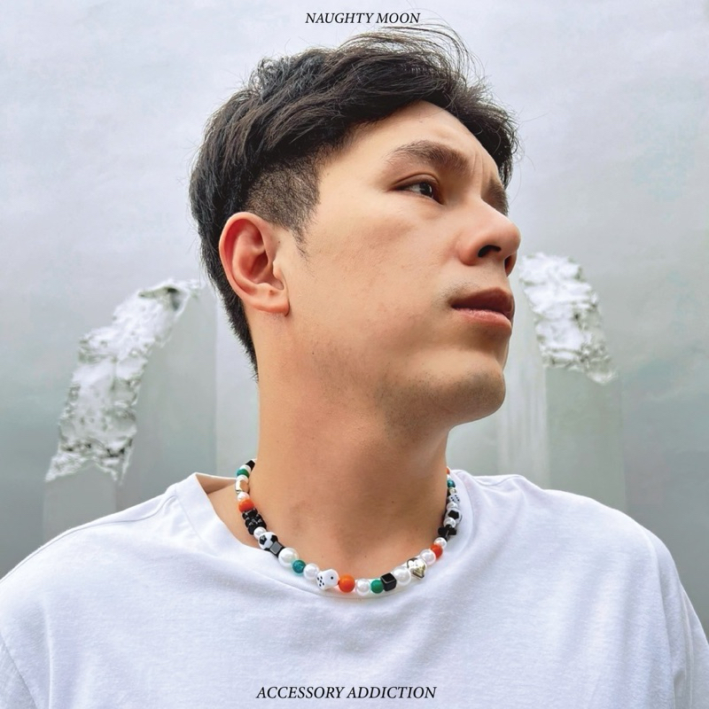 Y2K GREEN ORANGE สร้อยคอส้มเขียว