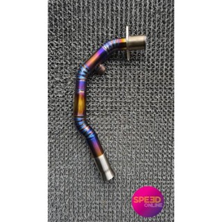 คอท่อไทเทเนี่ยม  vespa sprint 150 25-28mm(Z) ราคาถูก อะไหล่ม…