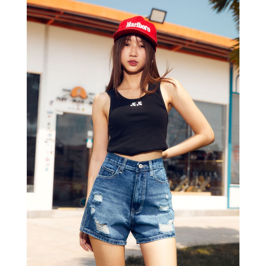 Niyom Jeans Collection Star.t : รุ่น NYJ65 กางเกงยีนส์ ขาสั้น