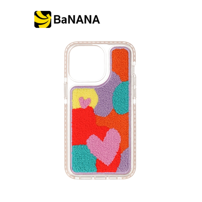เคส QPLUS iPhone 15 Pro Max Heart Fabric by Banana IT