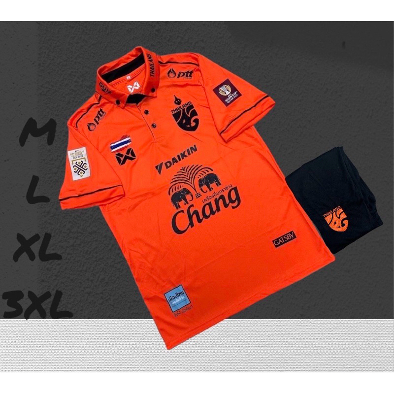 ชุดฟุตบอลคอจีนทีมซาติไทยชายคอปกjpttทีมซาติไทยชายหญิง - รูปที่ 6